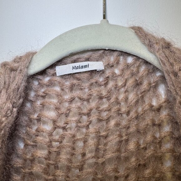Maiami Mohair Bomber Cardigan, Ombre - Picture 4 of 6